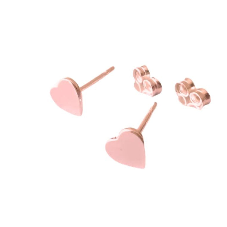 Heart studs