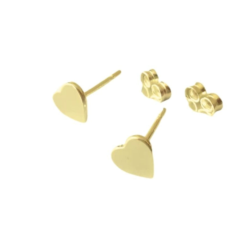 Heart studs