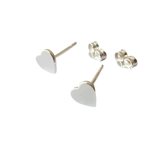 Heart studs