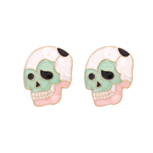 fun skull earrings