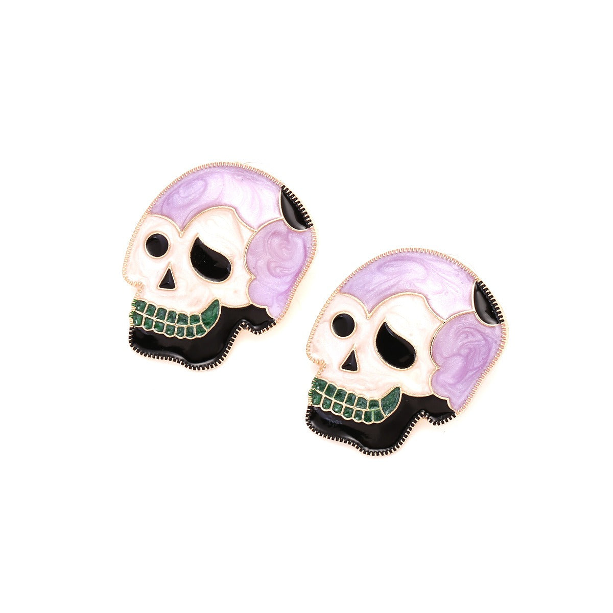 fun skull earrings