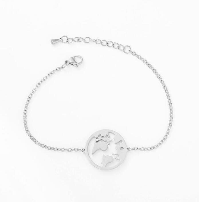 World Map Bracelet